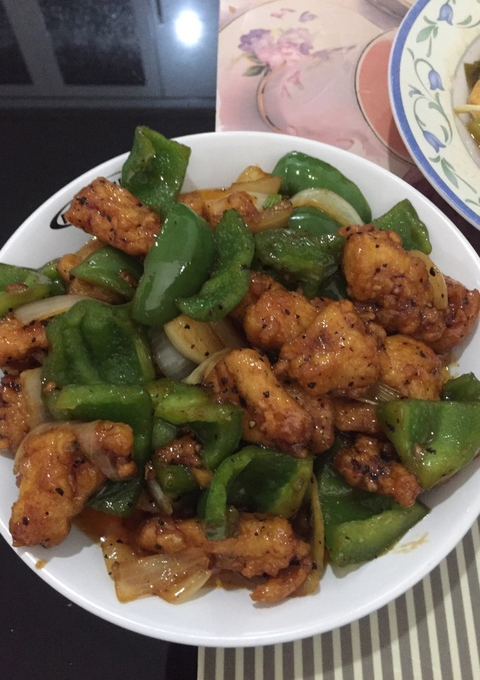 Foto resep Ayam crispy lada hitam