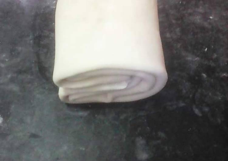 Puff pastry(basic dough for patties, cream rolls, baqar khani, tie biscuits)