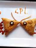Cheesy bite samosa