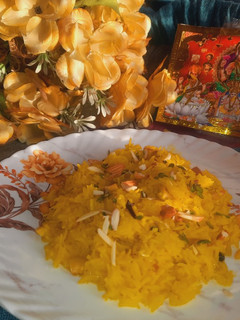यलो मीठे राइस (yellow meethe rice recipe in Hindi) रेसिपी मुख्य फोटो