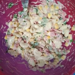 A picture of Macaroni salad.