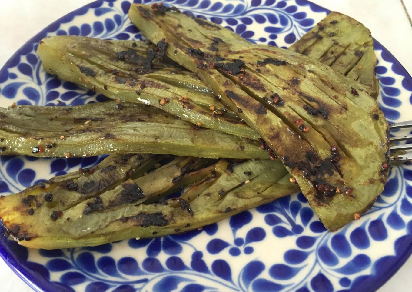 Nopales asados