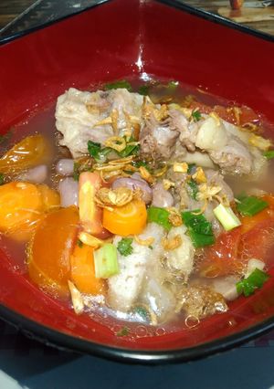 Foto resep Sop iga kacang merah