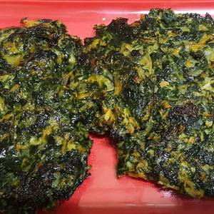 Buñuelos de acelga al horno, sin harina