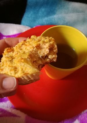 Una foto de Muffins de coco y naranja
