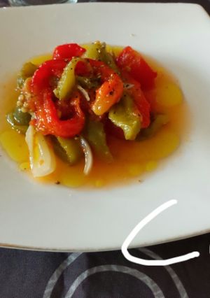 Una foto de Ensalada de pimientos