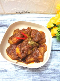 Foto resep Rendang Kentang Bumbu Instant