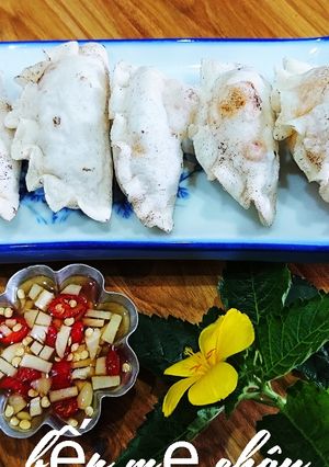 Hình của món Bánh bột lọc chiên.