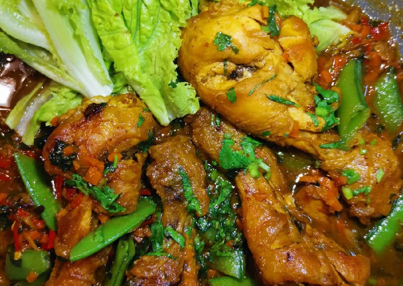 Kari ayam goreng