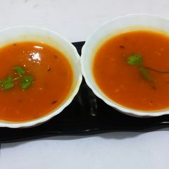 A picture of Carrots & turnip soup.