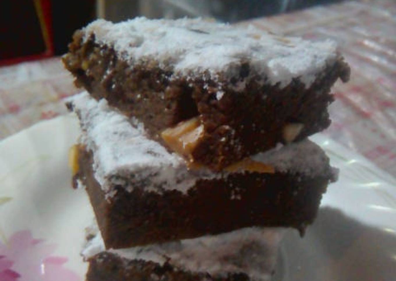 The five items are light brownie