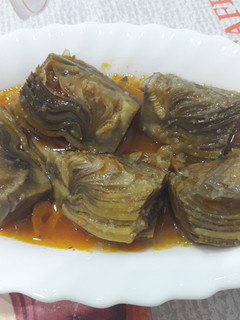 Una foto de Alcachofas guisadas