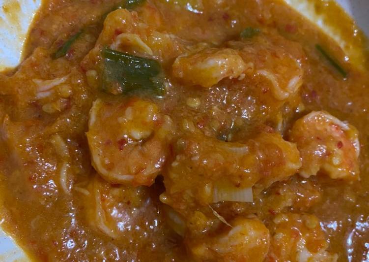 Udang sambal tempoyak