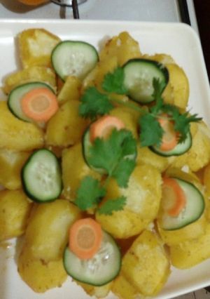 A picture of Steamed Potatoes.