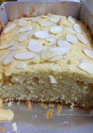 Foto resep Bolu tape keju almond panggang