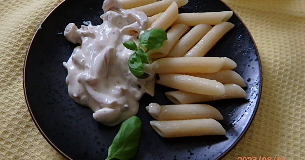 Shimeji gomba tejszínes boros mártásban Zsuzsa 56 (Zsuzsa ízutazásai