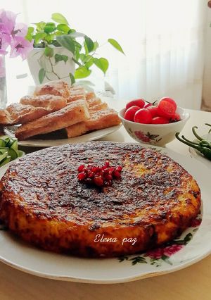 عکسی از دستور کوکو مرغ (بادکوبه)