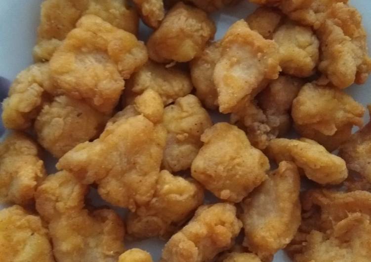 Resep Ayam fillet goreng crispy, Enak Banget
