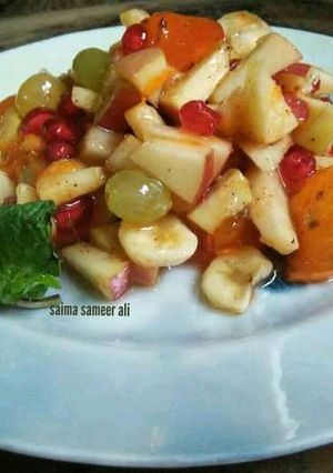 A picture of Mix fruit chaat.