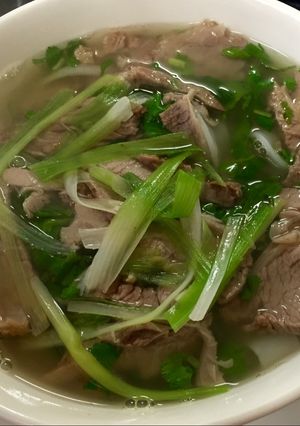 Hình của món Phở Bắc trên đất Melbourne.