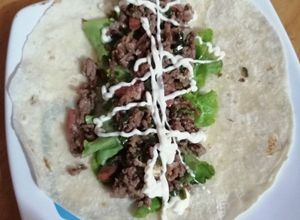 Una foto de Burrito de carne molida