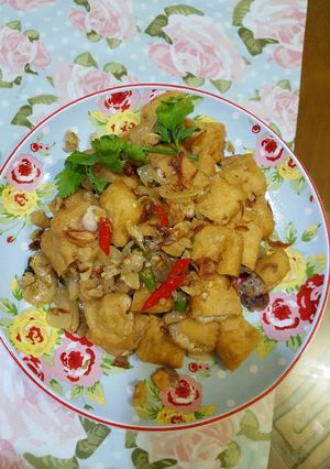 Foto resep Tahu udang asin