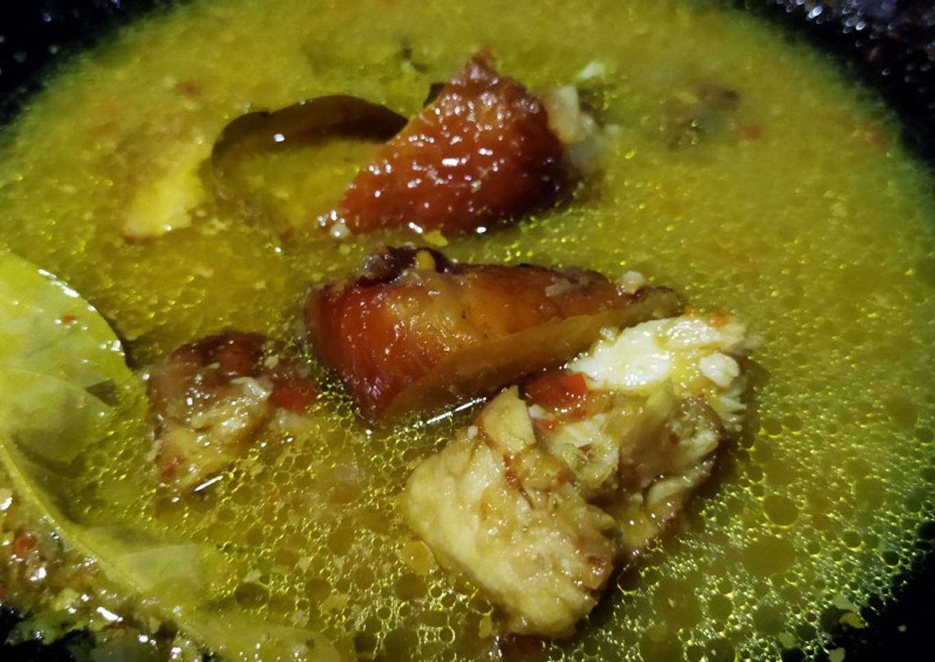 Kotok kuah Ikan Pe (Pari)
