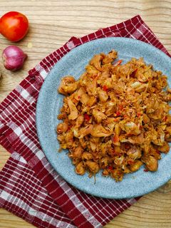 Foto resep Oseng mandai (makanan khas orang banjar)