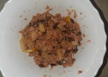 Easy Fast Cooking Tuna salad with fruits Practical Delicious Easy Fast Cooking Tuna salad with fruits Practical Delicious