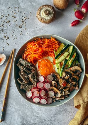 Une photo de Bibimbap