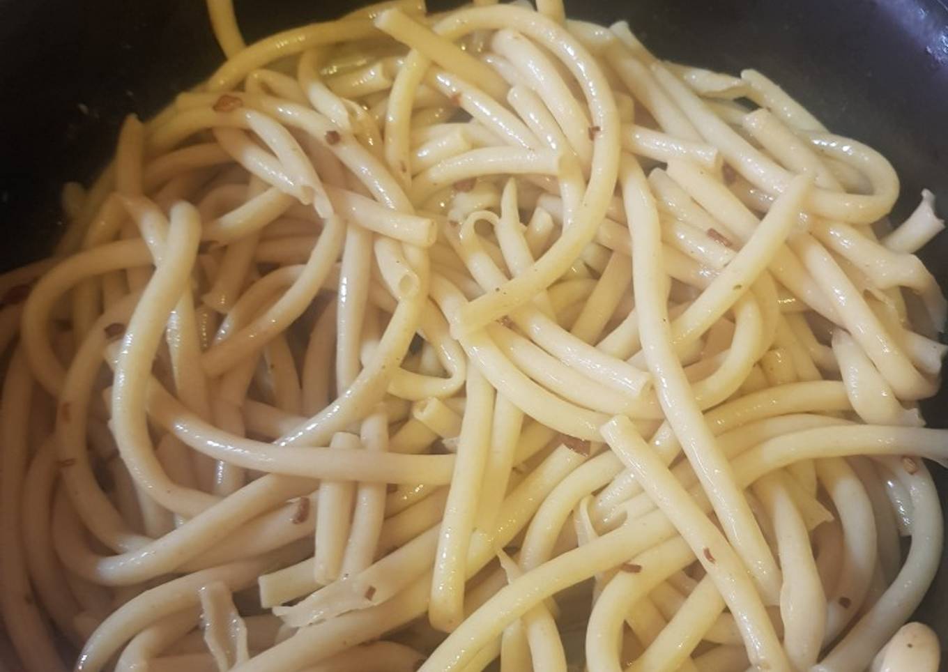 Pasta con mantequilla