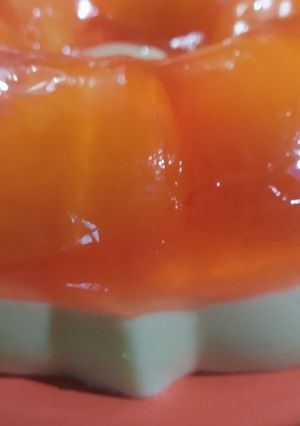 Una foto de Postre de durazno