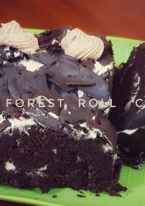 Foto resep Blackforest Roll cake