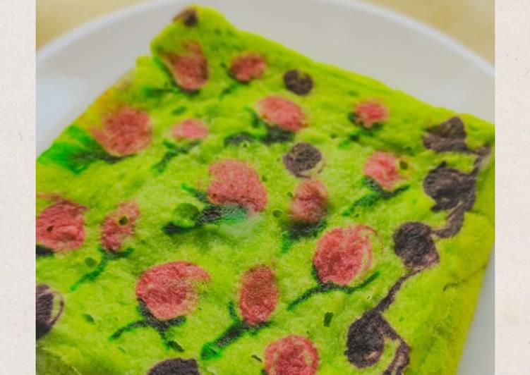 Resep Jelita Cake Pandan (Kukus), Enak