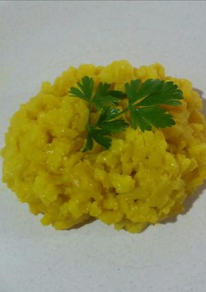 Foto de Risoto de açafrão