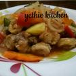 Cumi goreng tepung saos asam manis