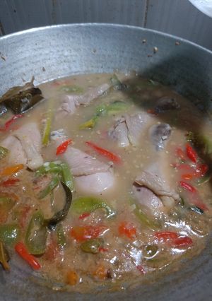 Foto resep 04. Garang asem ayam tanpa dibungkus & santan