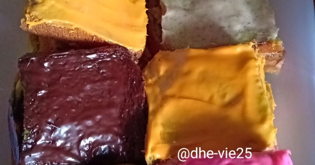 Resep Roti Bakar Toping Glaze oleh Devi Arista - Cookpad