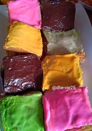 Foto resep Roti bakar toping glaze