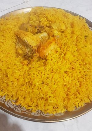 صورة لوصفة ارز بالدجاج
