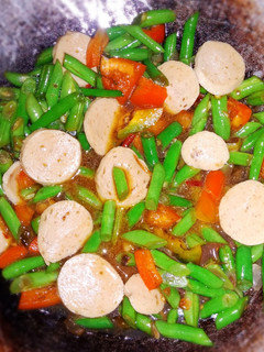 Foto resep Tumis Buncis Bakso Paprika