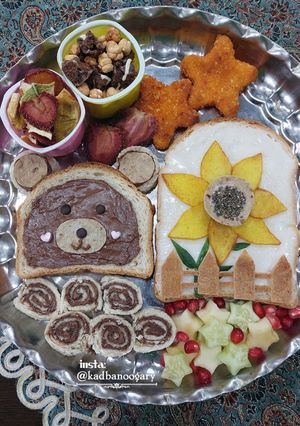 عکسی از دستور ظرف صبحانه کودک 🌻