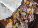 Bistec sencillo con verduras