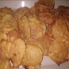 Aloo ke pakordy A picture of Aloo ke pakordy.