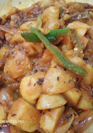 A picture of Tangy spicy boiled potato.