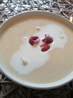 Szilvás almakrémleves recept fotója