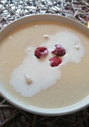 Szilvás almakrémleves recept fotója