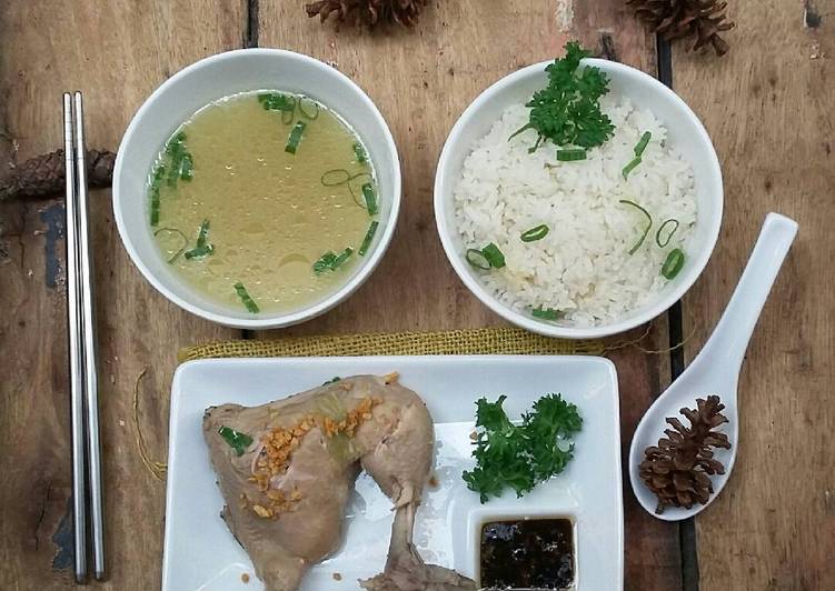 Bagaimana Membuat Nasi Ayam Hainan ricecooker #pr_asianfood, Lezat Sekali