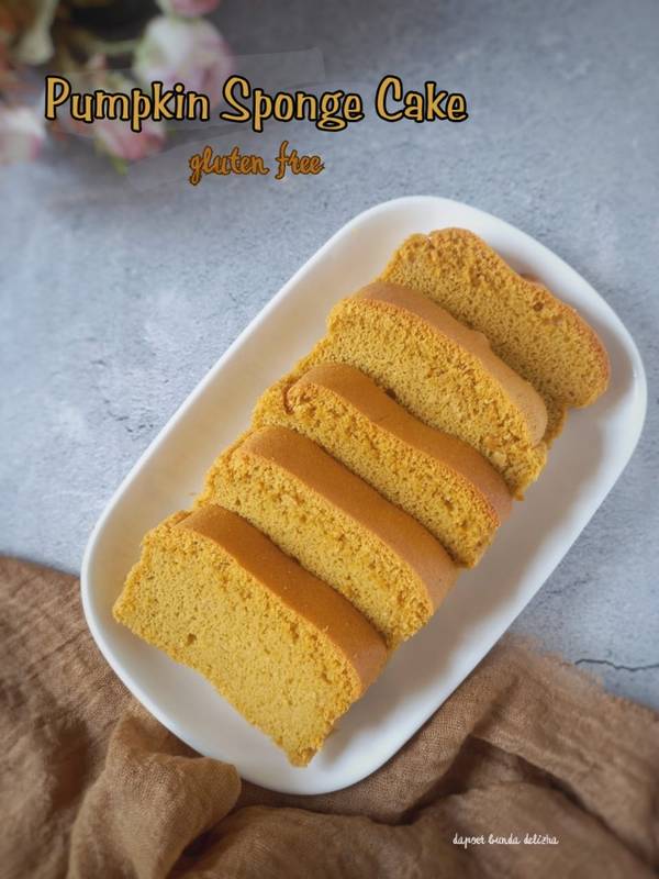(52).Pumpkin Sponge Cake | Gluten Free