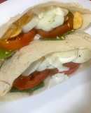 Sándwich de huevo duro